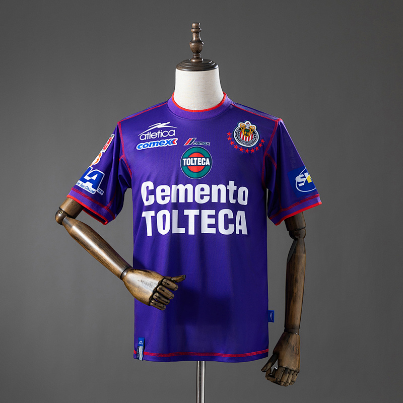Chivas de Guadalajara 02-03 Tercera Camiseta Retro Visitante S-XXL